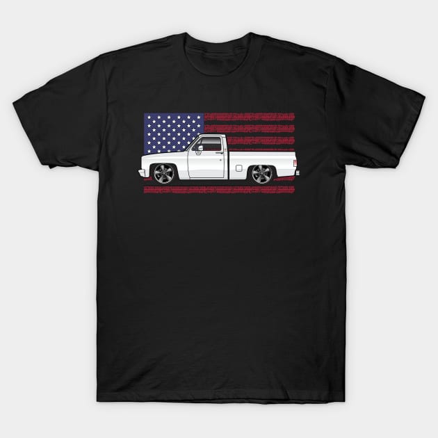 White C-10 T-Shirt by JRCustoms44